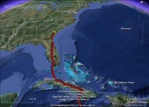 Rammie's tracking north