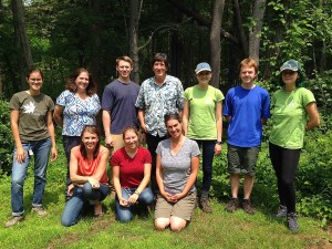 Dr Jon Atwood and the field techs who surveyed sites for grassland species across New England.