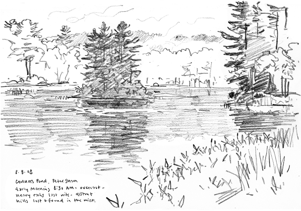 Connors Pond - at 72 dpi, grayscale