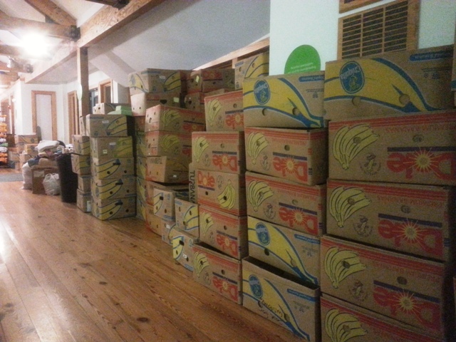 We asked for banana boxes and we got 'em!