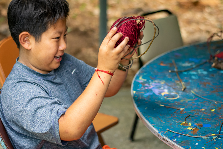 Basket weaving from natural materials