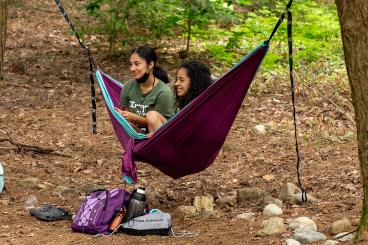 Chilling in the Chill Zone hammocks