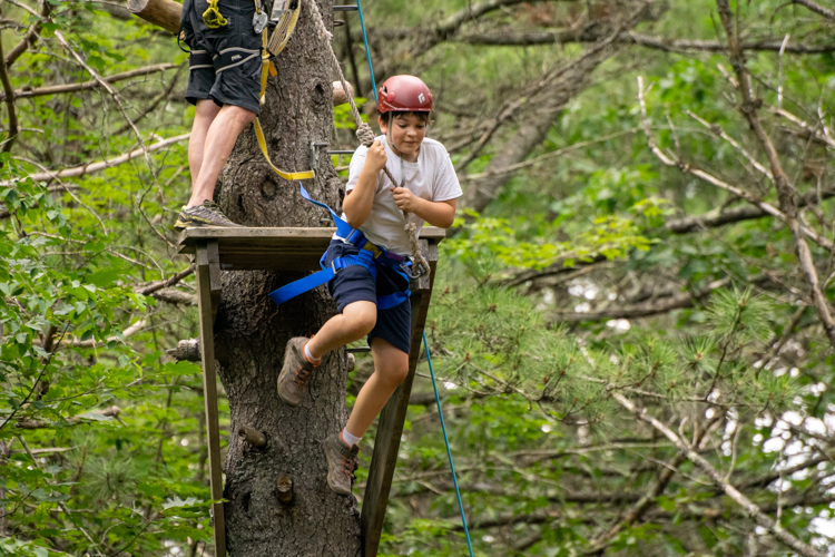 Taking the big leap from the zipline platform