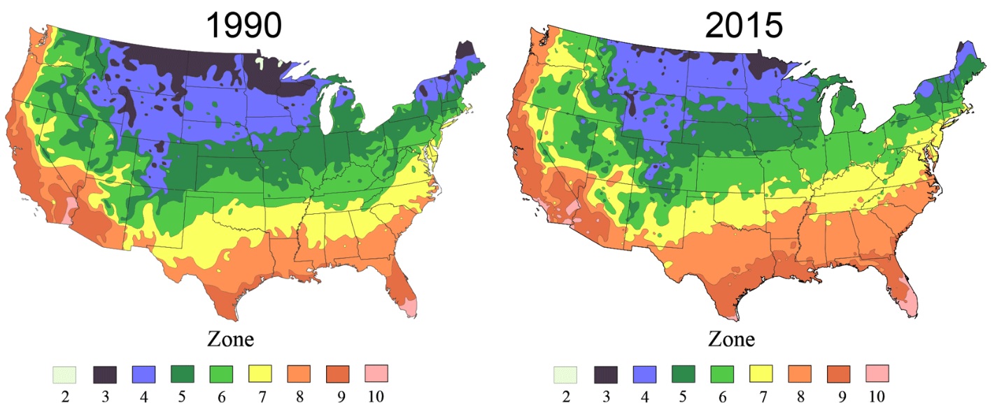 Gardening Zones Usda