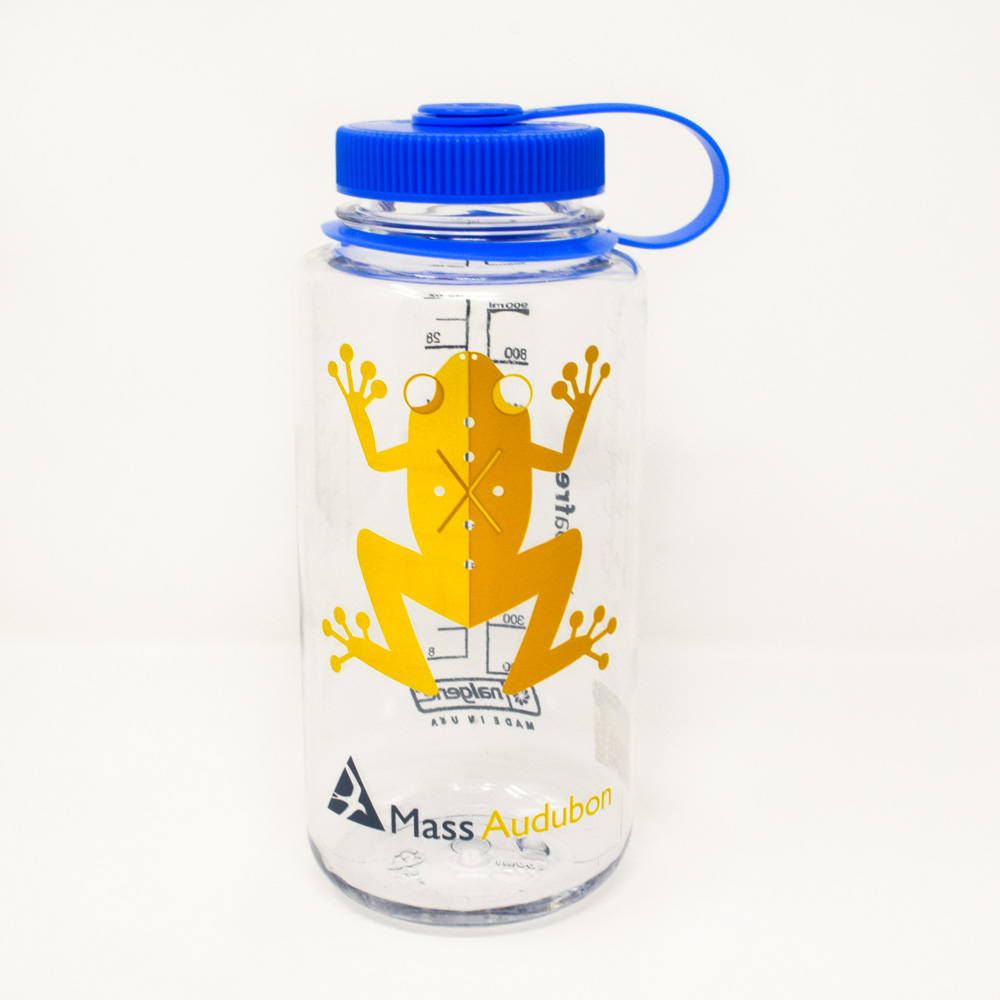 Mass Audubon Nalgene Water Bottle with Spring Peeper