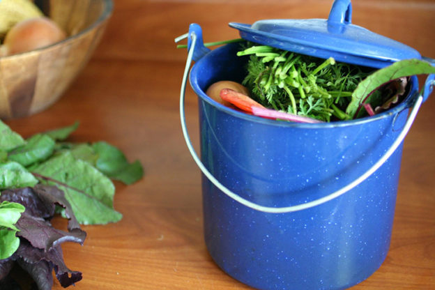 Compost Bucket via Elaine/Flickr Creative Commons 2.0