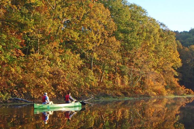 Fall foliage paddle