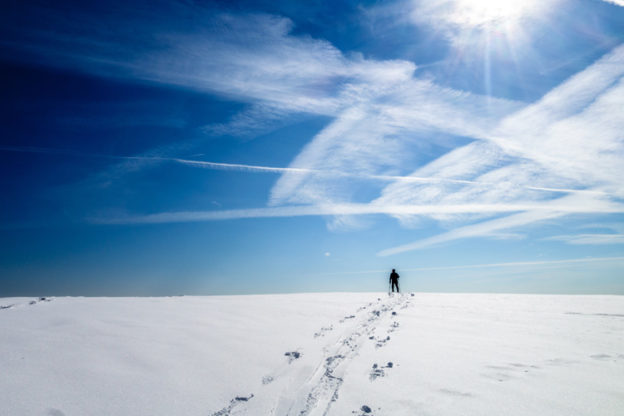 Winter Ski Tracks © Heidi Besen